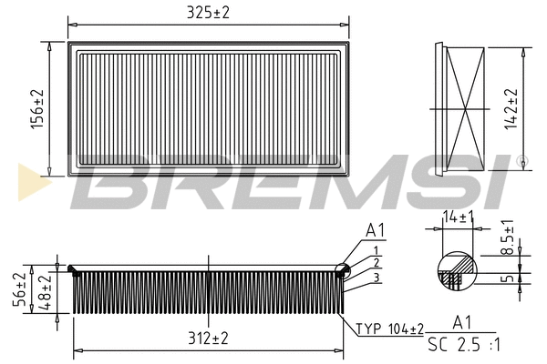Air Filter (FA1264)