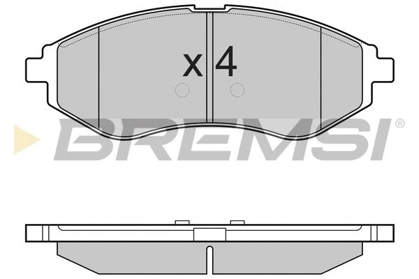 Brake Pad Set, disc brake (BP3111)