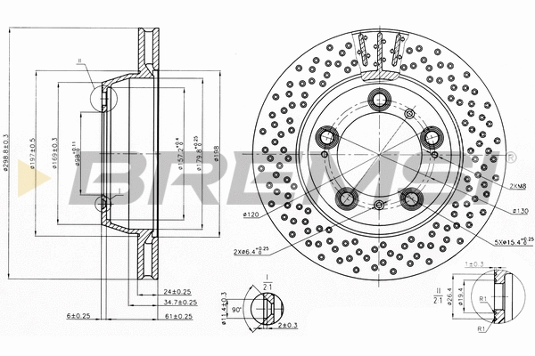 Brake Disc (CD8012V)