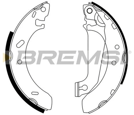 Brake Shoe Set (GF0227)