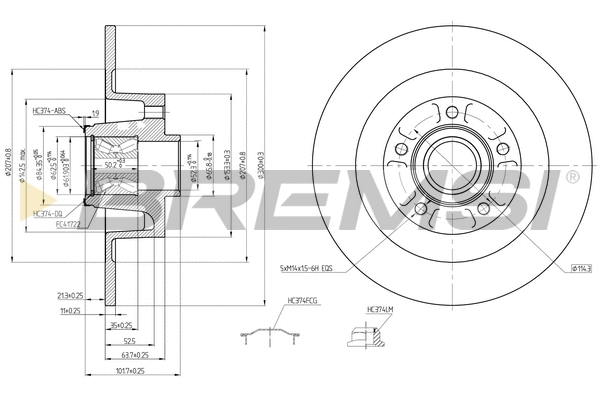 Brake Disc (CD7729S)