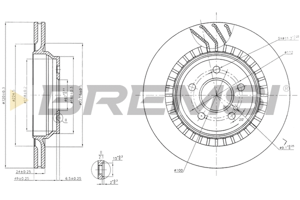 Brake Disc (CD7771V)