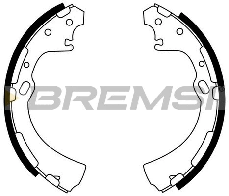 Brake Shoe Set (GF0859)