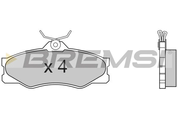 Brake Pad Set, disc brake (BP2335)