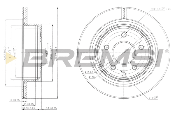 Brake Disc (CD7579V)