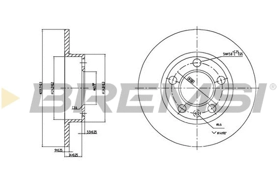 Brake Disc (CD6929S)