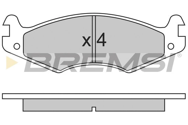 Brake Pad Set, disc brake (BP2459)