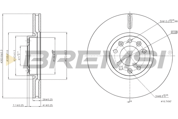 Brake Disc (CD8156V)