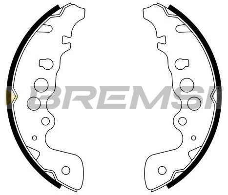 Brake Shoe Set (GF0913)