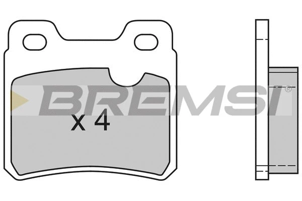 Brake Pad Set, disc brake (BP2418)