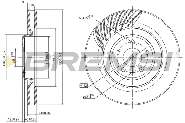 Brake Disc (CD8686VRD)