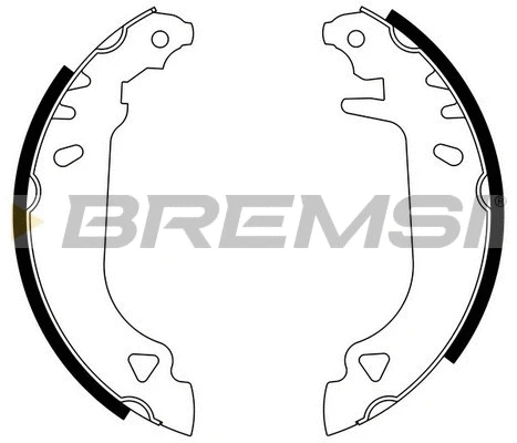 Brake Shoe Set (GF0168)