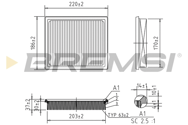 Air Filter (FA1165)