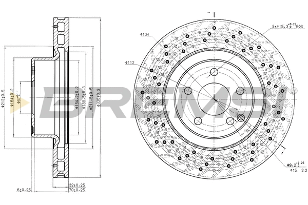 Brake Disc (CD7120V)