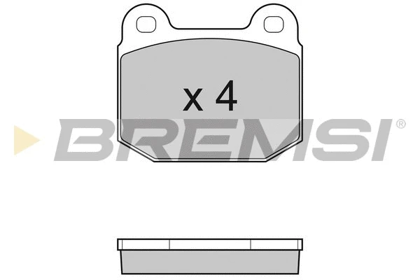 Brake Pad Set, disc brake (BP3035)
