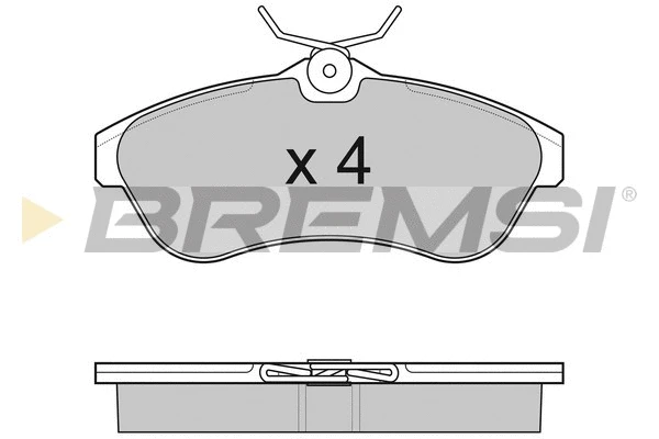 Brake Pad Set, disc brake (BP3009)