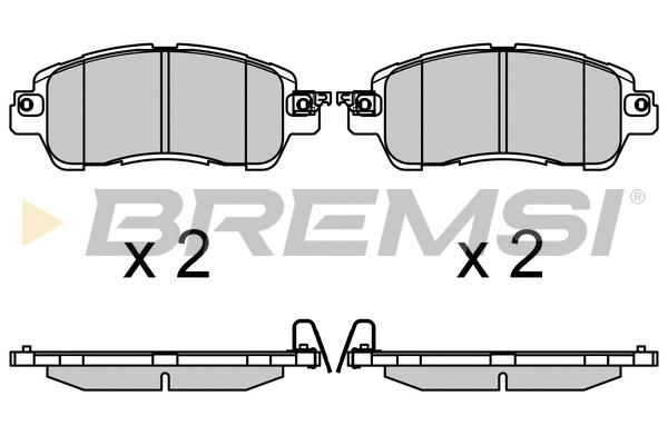 Brake Pad Set, disc brake (BP3706)