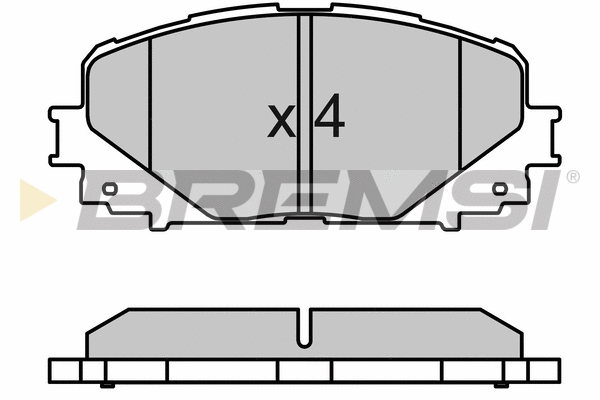 Brake Pad Set, disc brake (BP3600)