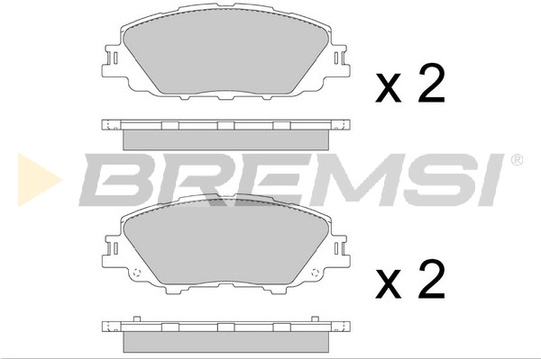 Brake Pad Set, disc brake (BP3880)