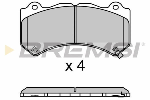 Brake Pad Set, disc brake (BP3670)
