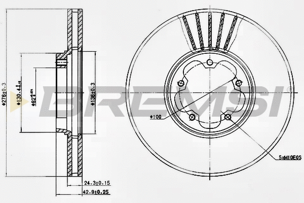 Brake Disc (CD7113V)