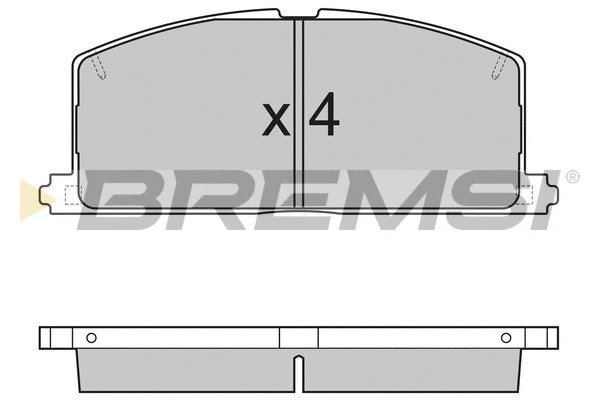 Brake Pad Set, disc brake (BP2255)