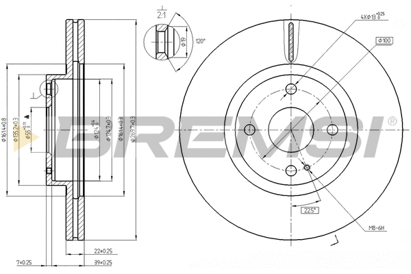 Brake Disc (CD7839V)