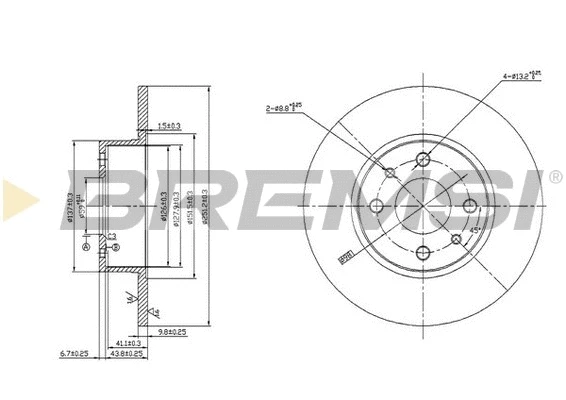 Brake Disc (CD6066S)