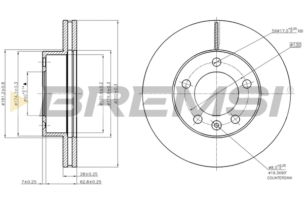 Brake Disc (CD7974V)