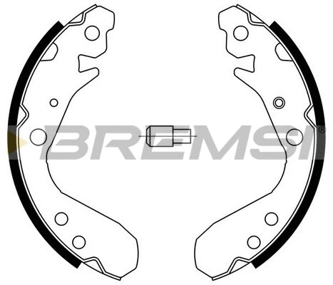 Brake Shoe Set (GF0714)