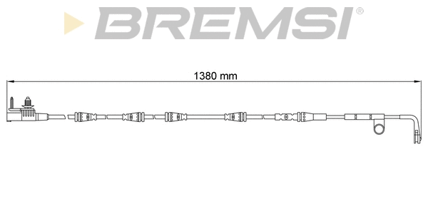 Warning Contact, brake pad wear (WI0783)