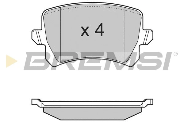 Brake Pad Set, disc brake (BP3366)