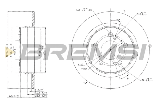 Brake Disc (CD6224S)