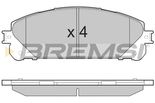 Brake Pad Set, disc brake (BP3481)