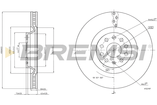 Brake Disc (CD8000V)