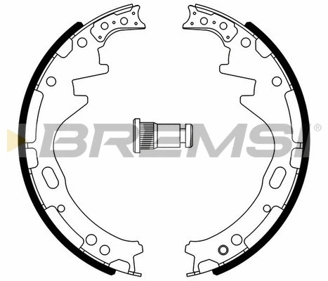 Brake Shoe Set (GF0857)