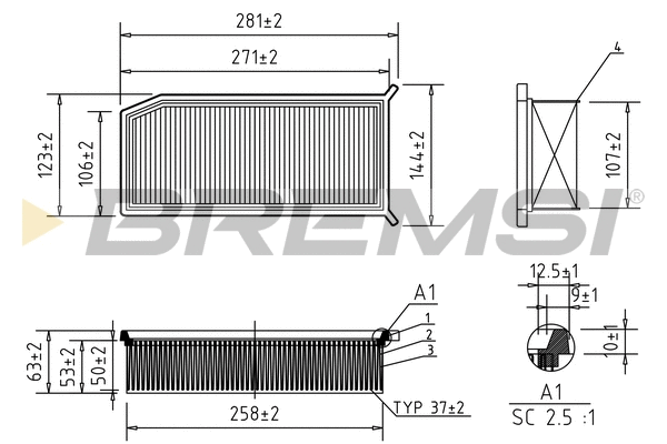 Air Filter (FA0208)