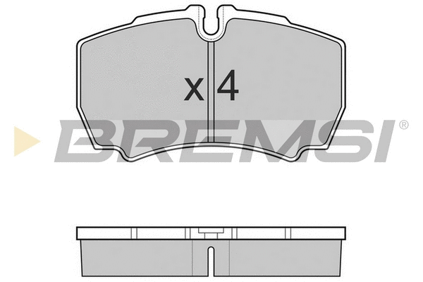 Brake Pad Set, disc brake (BP3025TR)