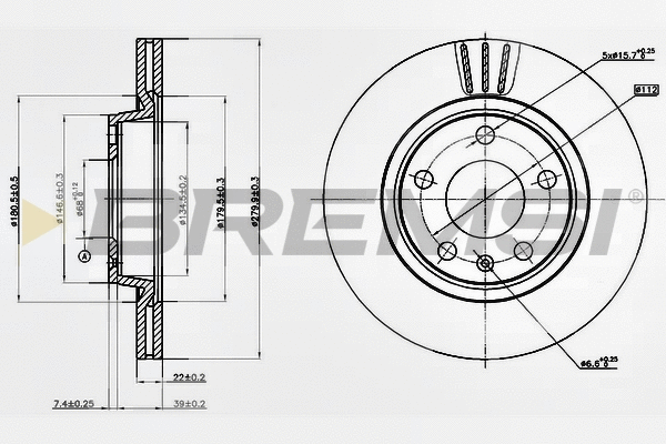 Brake Disc (CD7708V)