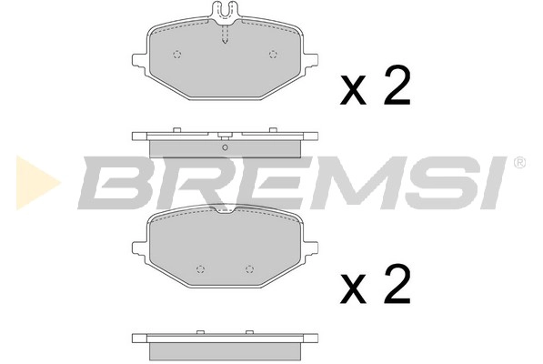 Brake Pad Set, disc brake (BP3884)