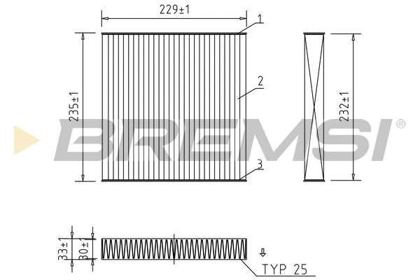 Filter, cabin air (FC1325C)
