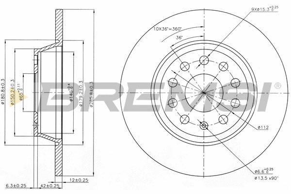 Brake Disc (CD7306S)