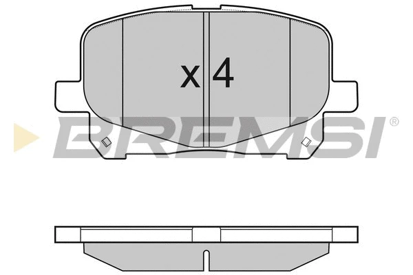 Brake Pad Set, disc brake (BP3049)