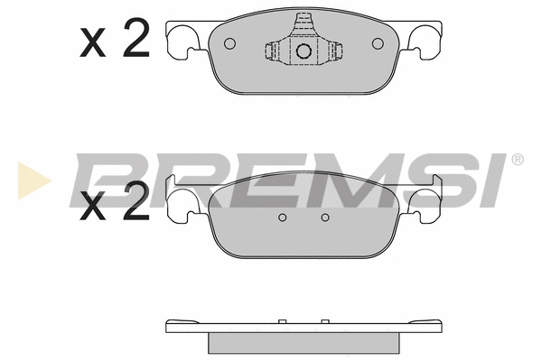 Brake Pad Set, disc brake (BP3662)