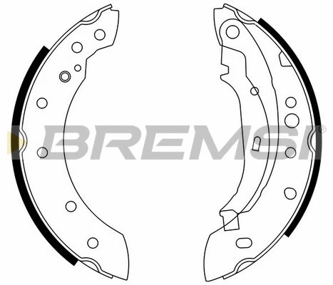 Brake Shoe Set (GF0391)