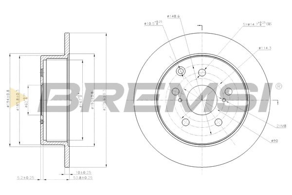 Brake Disc (CD7704S)