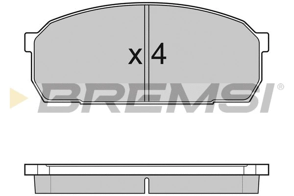 Brake Pad Set, disc brake (BP2756)
