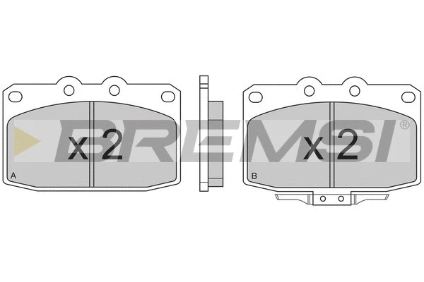 Brake Pad Set, disc brake (BP2369)