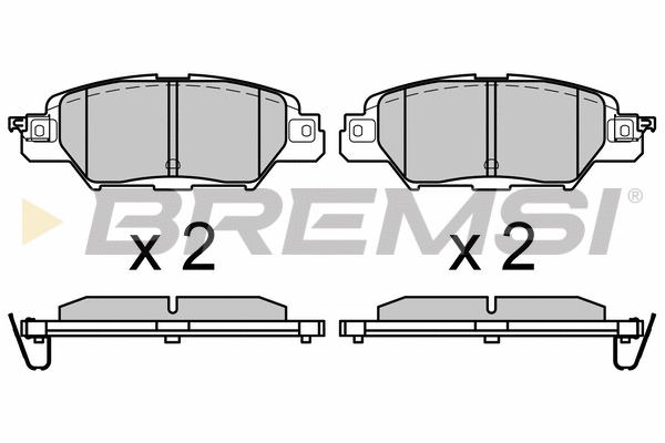 Brake Pad Set, disc brake (BP3661)