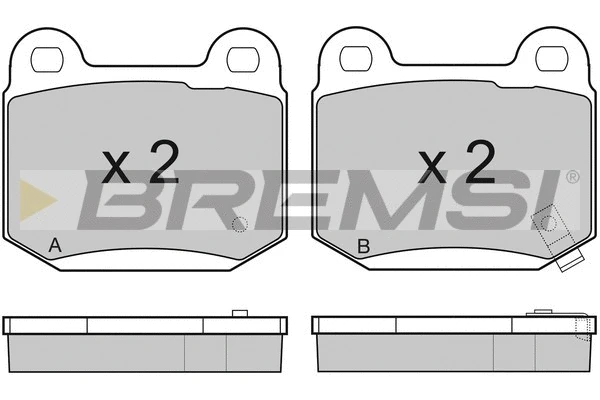 Brake Pad Set, disc brake (BP3159)